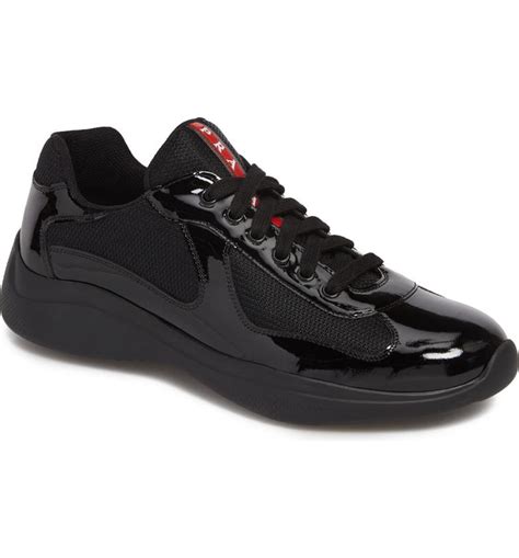 prada sneakers pelle uomo|prada men's shoes nordstrom.